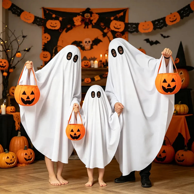 Disfraz de Fantasma Blanco con Capucha | Unisex